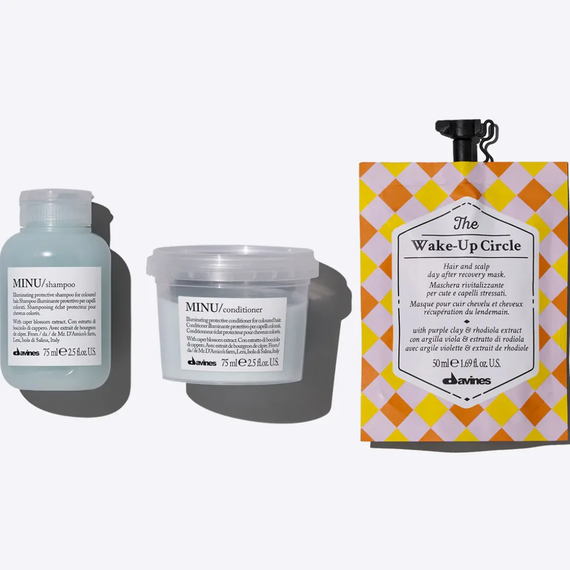 Davines Travel Sizes>Colored Hair Travel Set